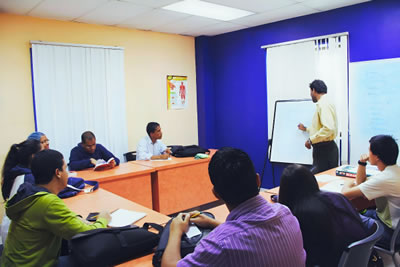 Estudiantes en clase